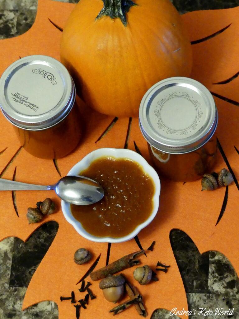 Homemade, Sugar-free, Low-Carb Pumpkin Jam
