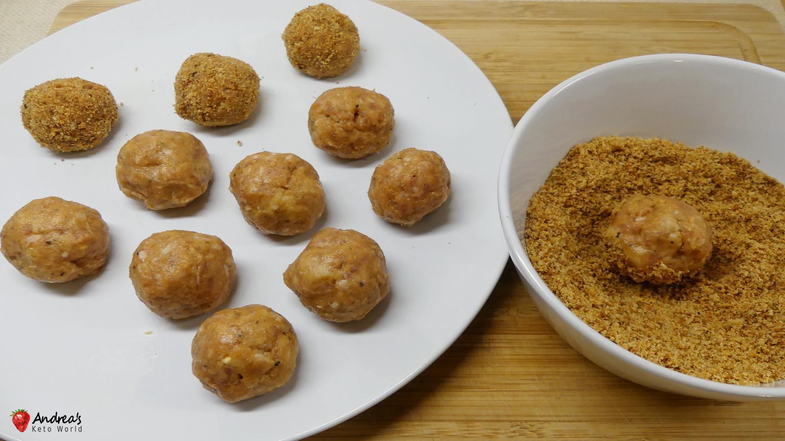 Low-carb, Gluten-free Meatballs - without Bread