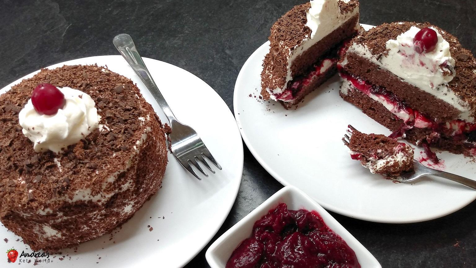 Mini Chocolate Cranberry Cake – Low-carb, Gluten free